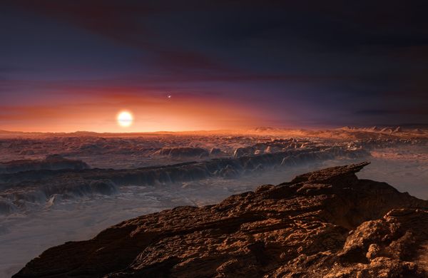 Proxima b, иллюстрация художника