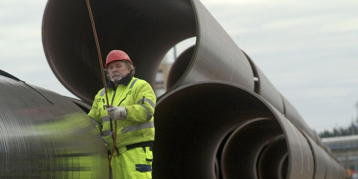 Трубы для газопровода OPAL на севере Германии