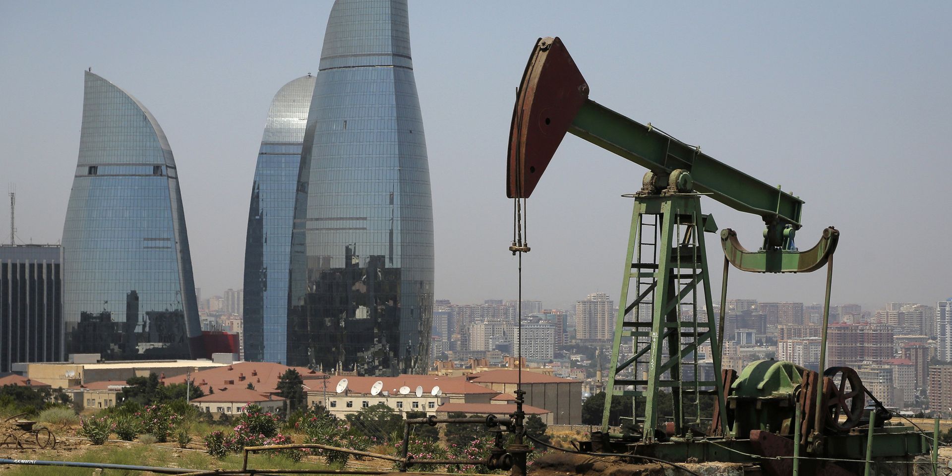 Нефтяной насос в Баку - ИноСМИ, 1920, 10.12.2020
