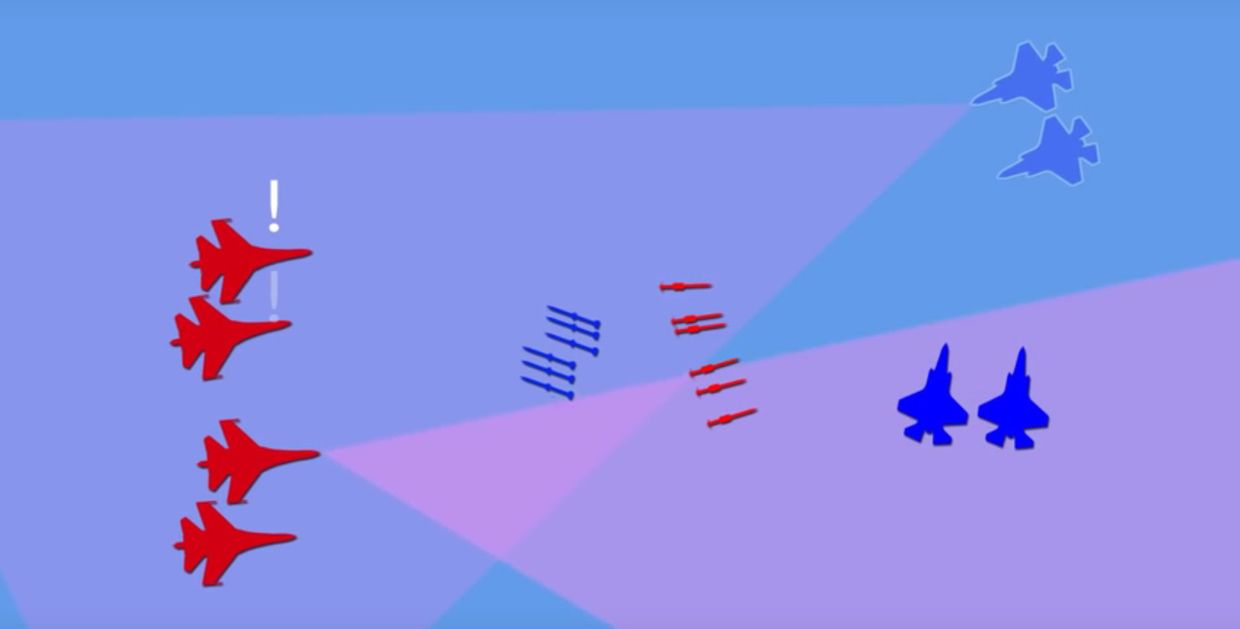 Воздушный бой: F-35 vs Су-35