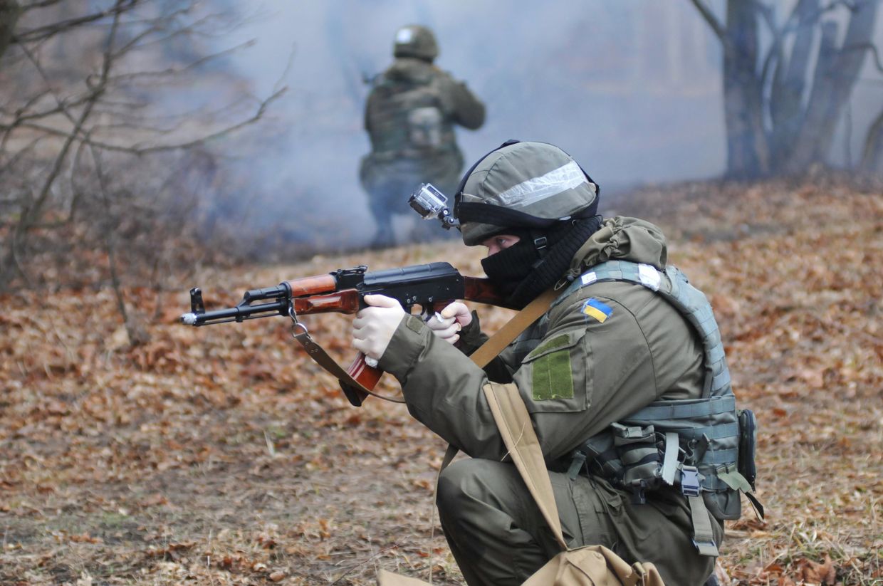 Подготовка пехоты Нацгвардии Украины по методике НАТО