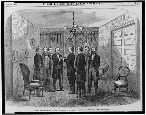 Инаугурация Эндрю Джонсона, 1865 год