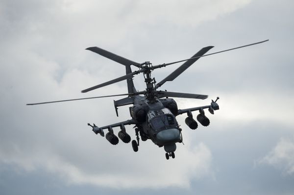 Показательный полет вертолета Ка-52 «Аллигатор»