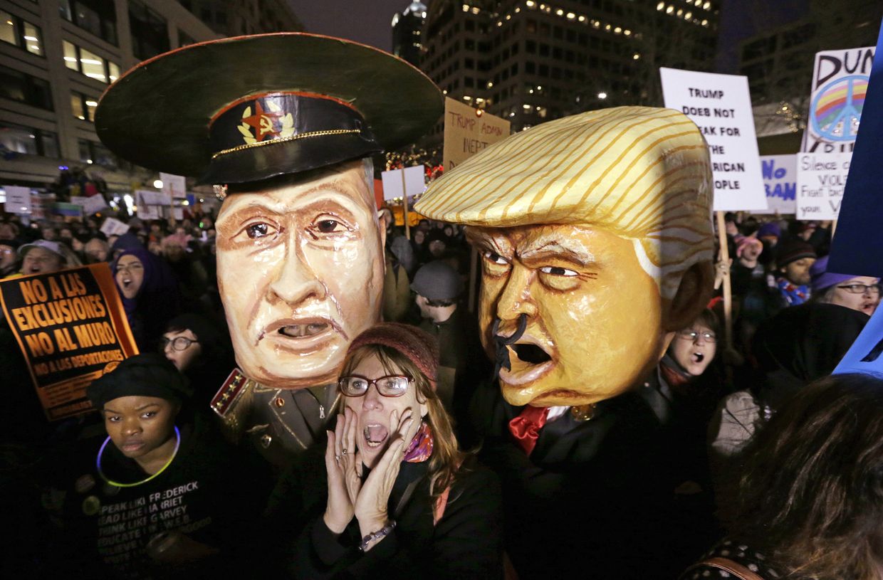 Акция протеста против иммиграционного закона