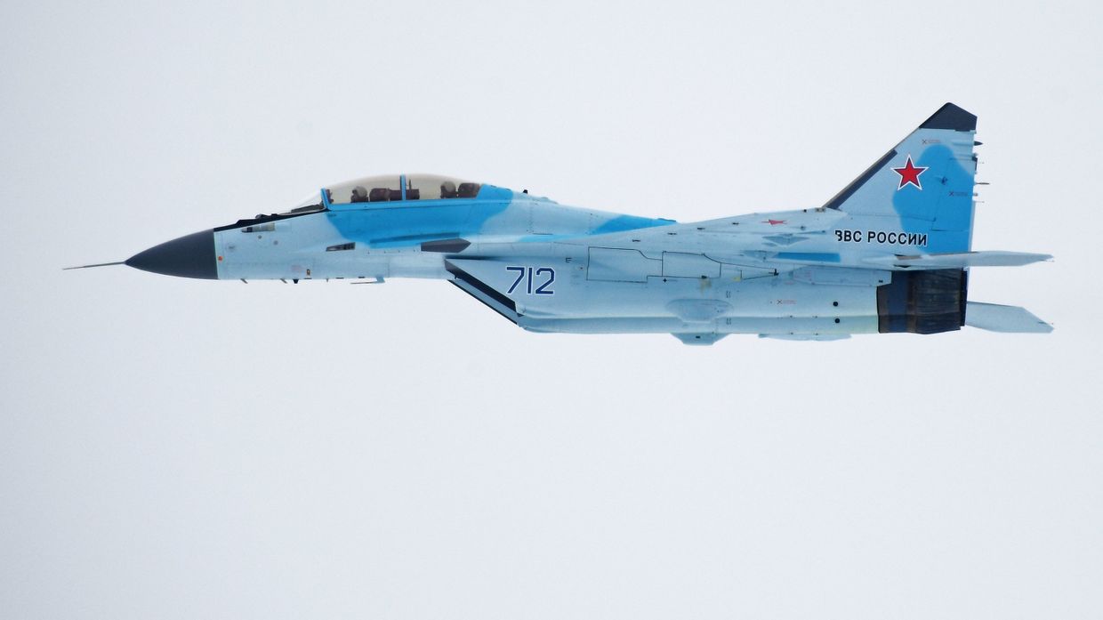 Презентация авиационного комплекса МиГ-35 в Московской области