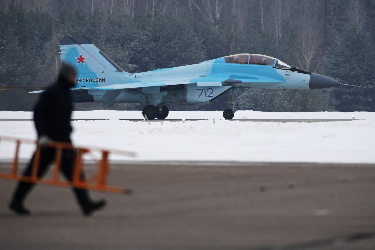 Презентация авиационного комплекса МиГ-35 в Московской области