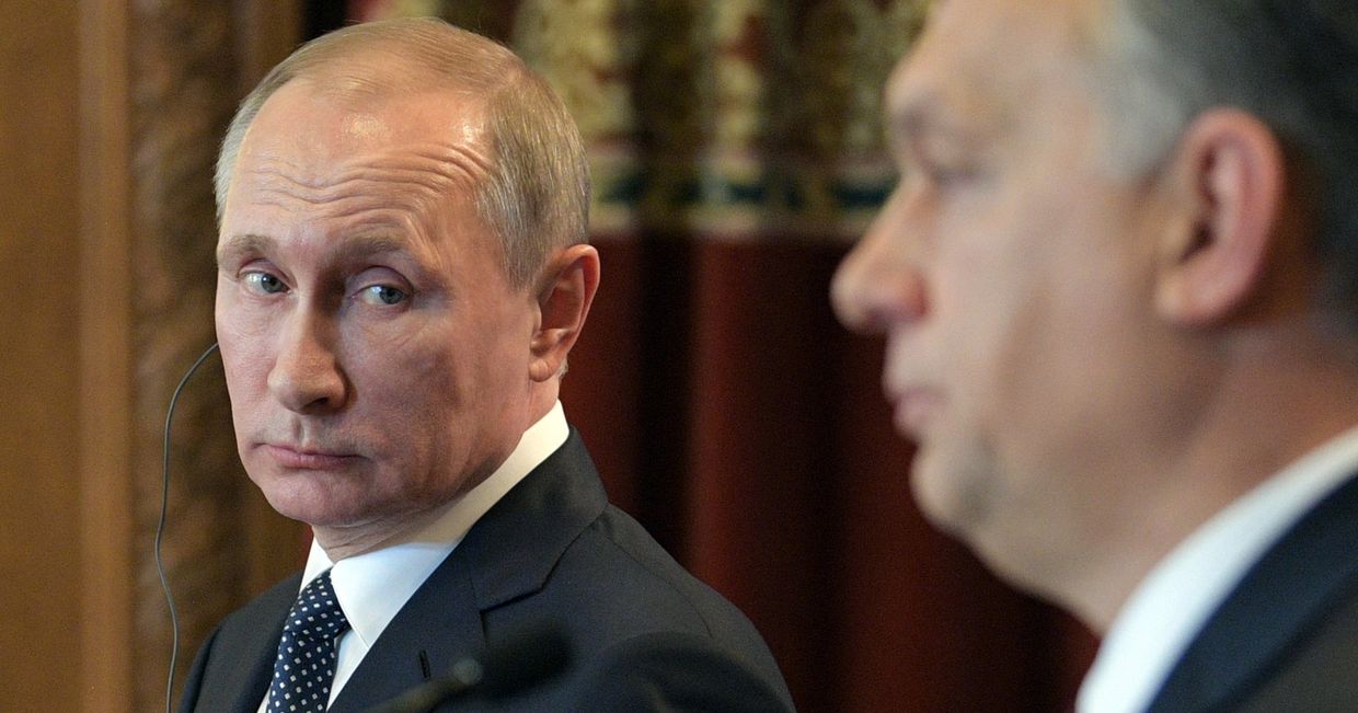 Президент РФ Владимир Путин и премьер-министр Венгрии Виктор Орбан Президент РФ Владимир Путин и премьер-министр Венгрии Виктор Орбан