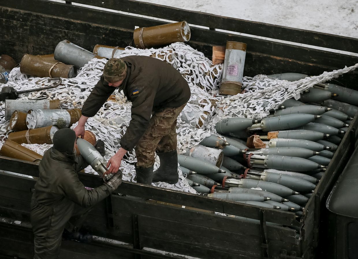 Военные в Авдеевке