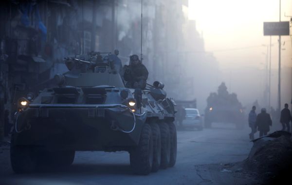 Российские войска в Алеппо