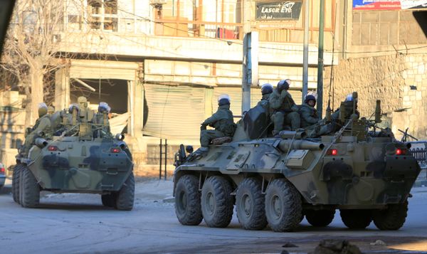 Российские войска в Алеппо