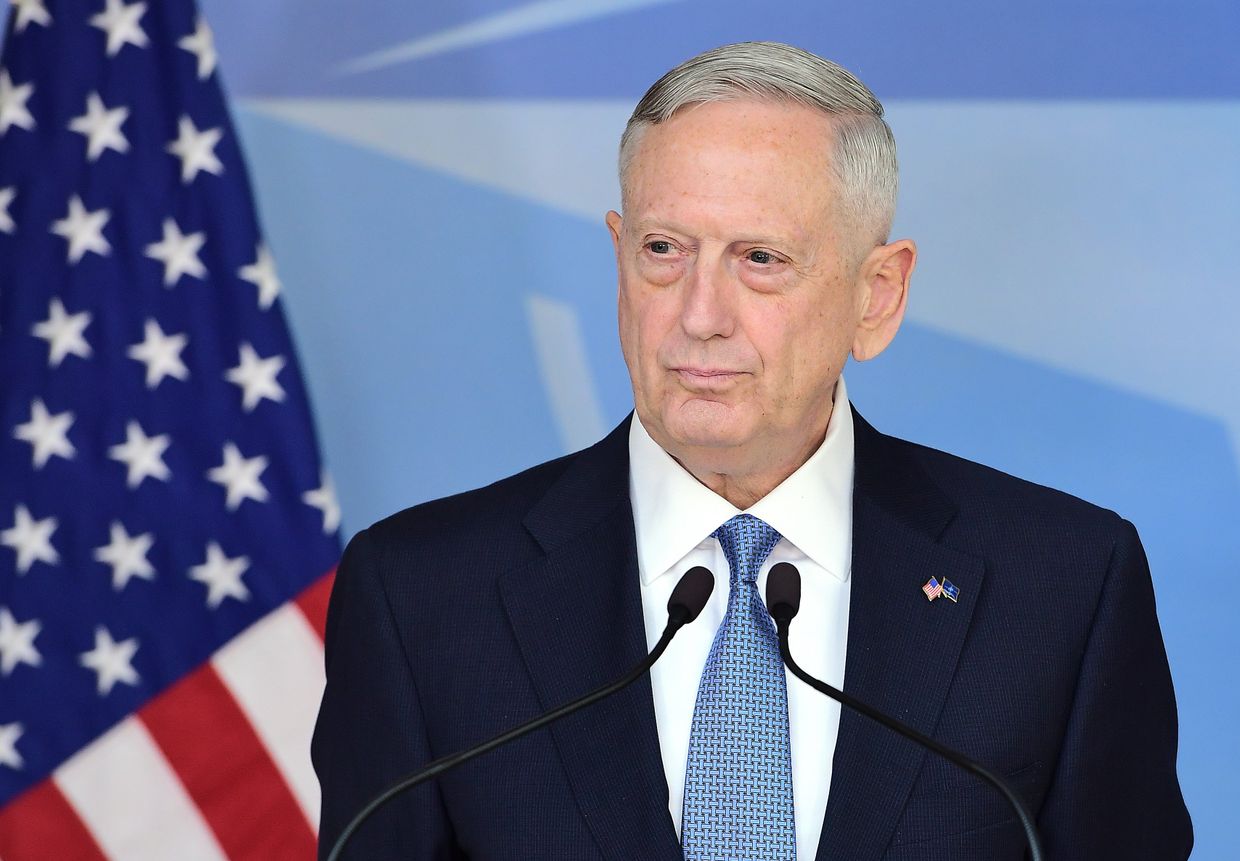 Министр обороны США Джеймс Мэттис Министр обороны США Джеймс Мэттис