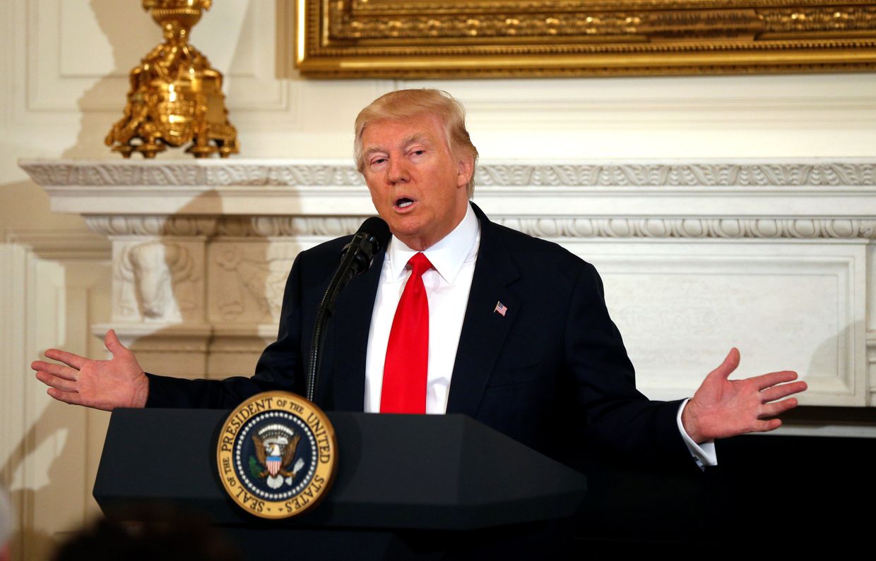 Президент США Дональд Трамп в Белом доме