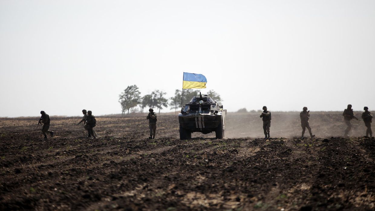Солдаты ВСУ на востоке Украины