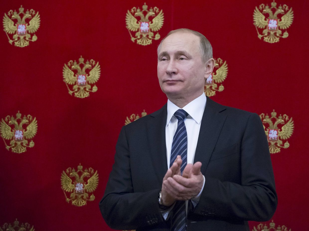 Президент России Владимир Путин в Кремле