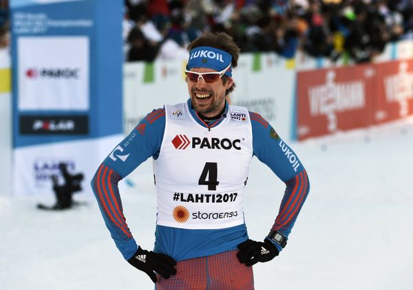 Сергей Устюгов (Россия) после финиша мужского скиатлона во время чемпионата мира по лыжным видам спорта Lahti2017 в финском Лахти Сергей Устюгов (Россия) после финиша мужского скиатлона во время чемпионата мира по лыжным видам спорта Lahti2017 в финском Лахти