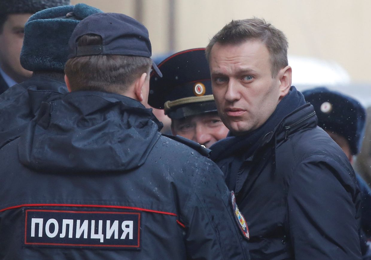 Оппозиционер Алексей Навальный, 27 марта