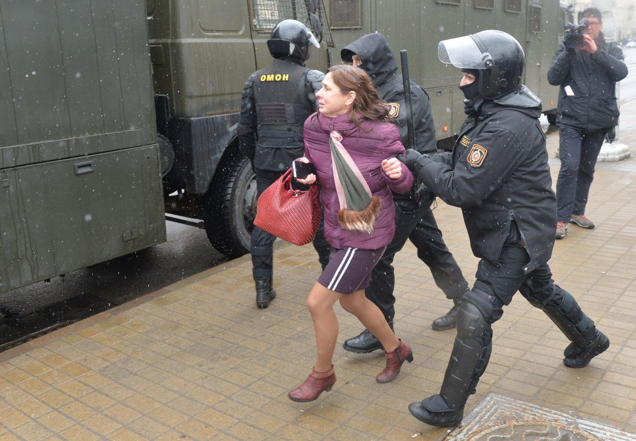 В Минске прошла несанкционированная акция оппозиции