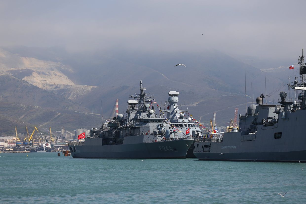 Визит отряда боевых кораблей ВМС Турции в Новороссийск