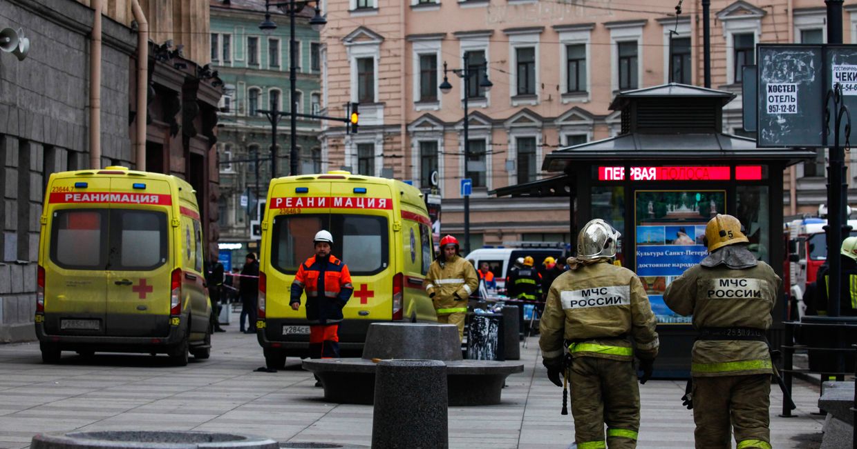 Взрыв в метро в Санкт-Петербурге
