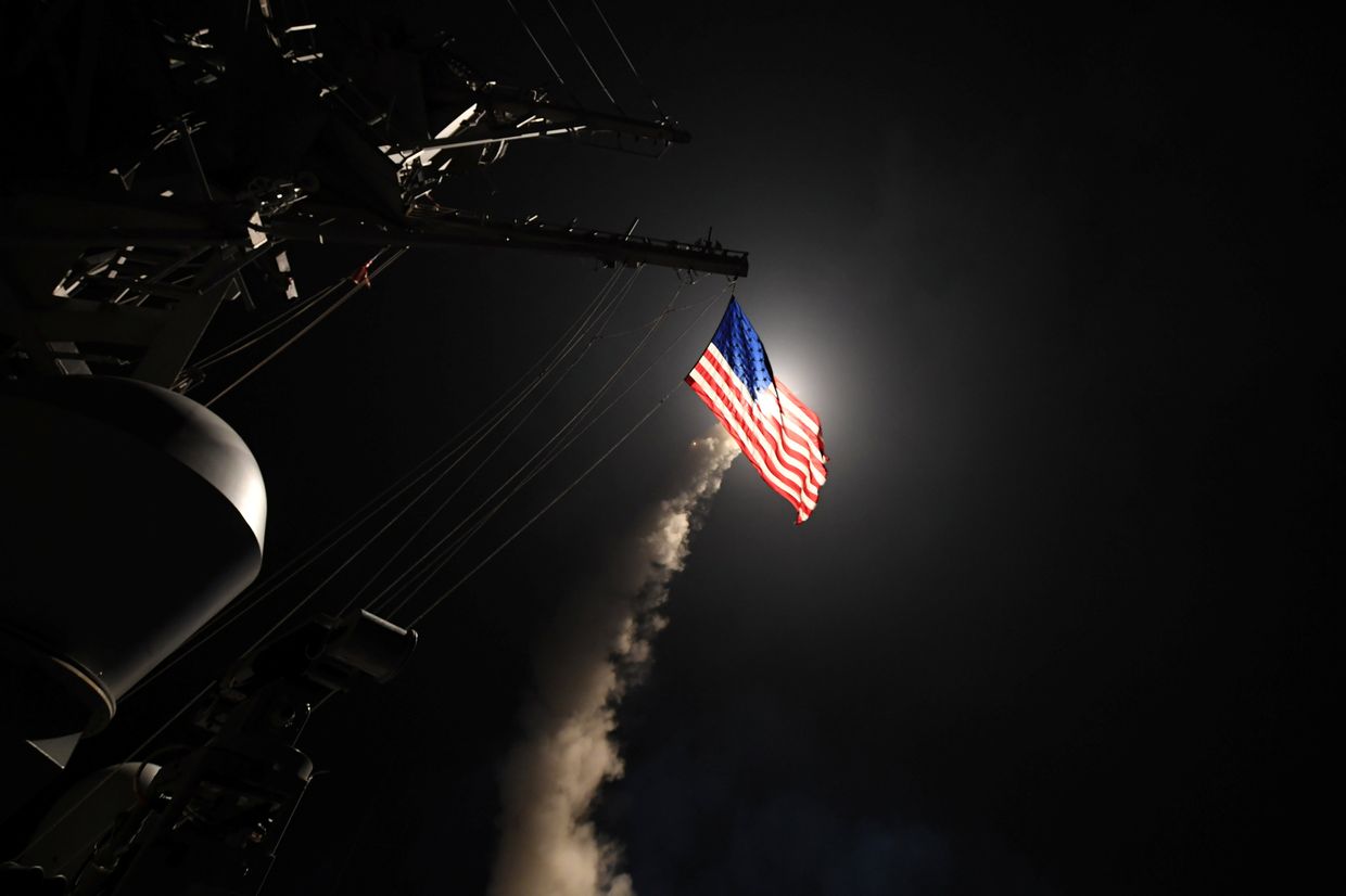 Удар США по базе в Сирии
