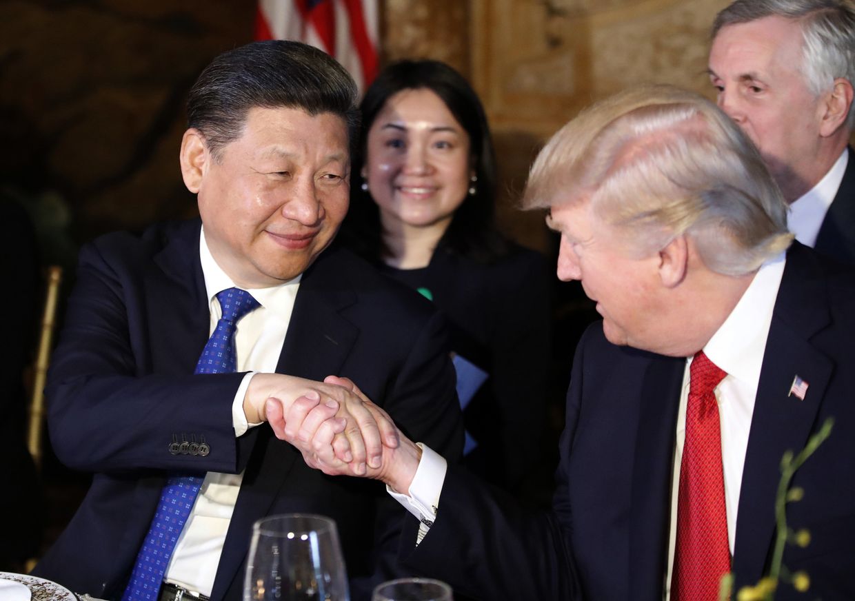 Президент США Дональд Трамп и председатель КНР Си Цзиньпин