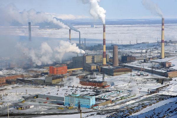 Никелевый завод в Норильске