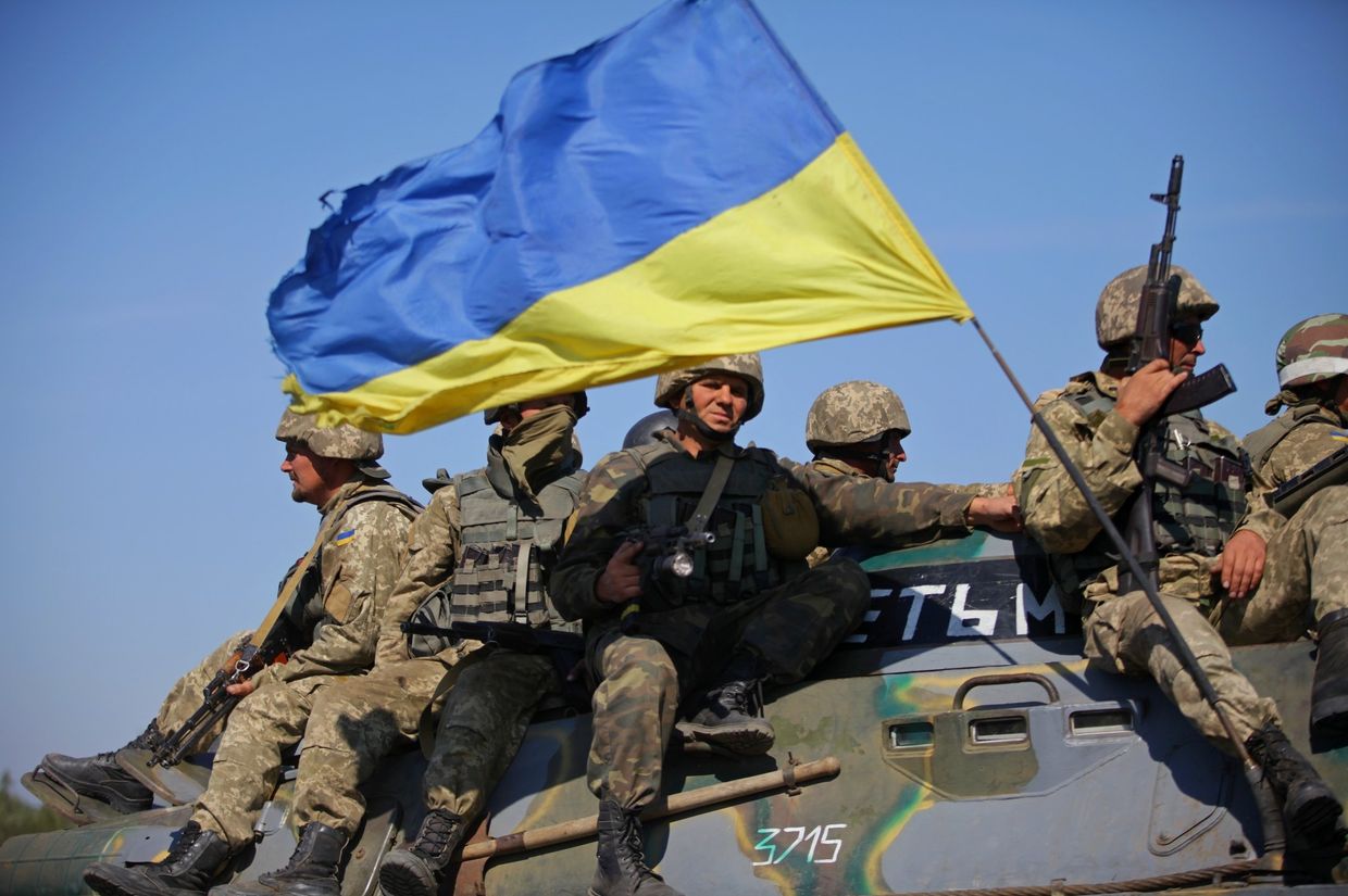 Солдаты ВСУ на востоке Украины