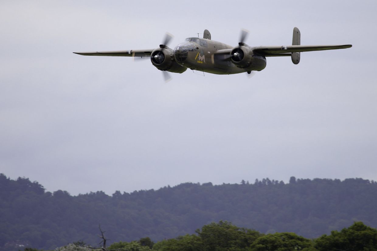 Американский бомбардировщик B-25 Митчелл