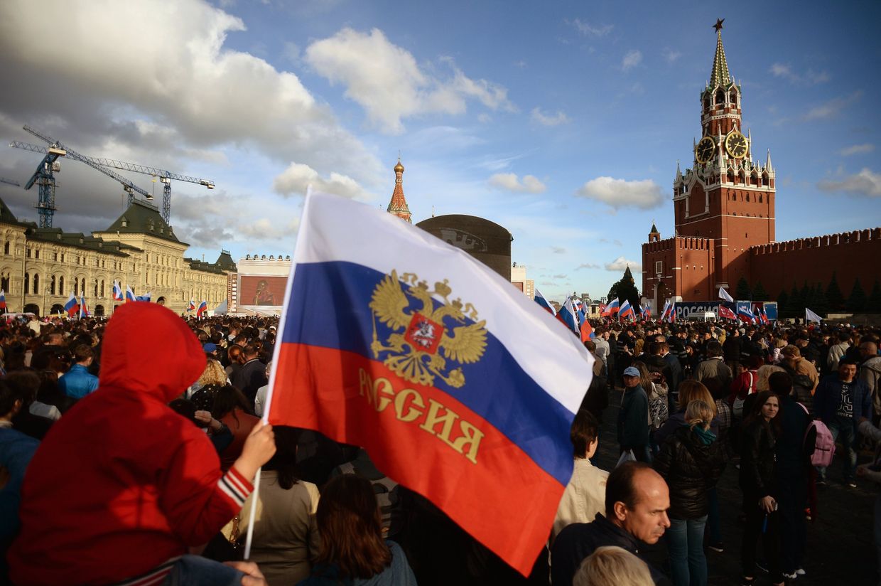 Концерт в честь Дня России на Красной площади