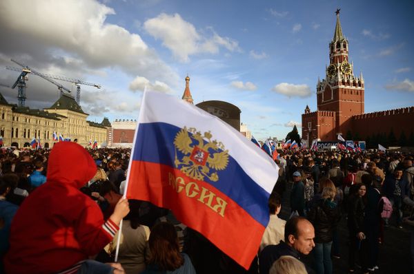 Концерт в честь Дня России на Красной площади