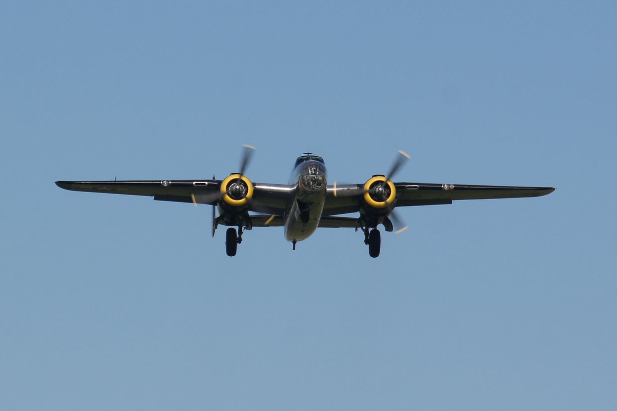 Американский бомбардировщик B-25 Митчелл