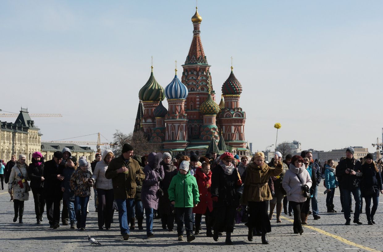 Красная площадь в Москве