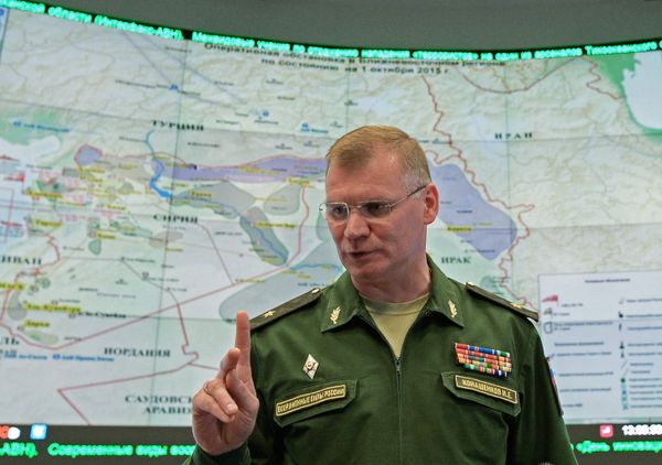 Начальник управления пресс-службы и информации военного ведомства генерал-майор Игорь Конашенков. Архивное фото