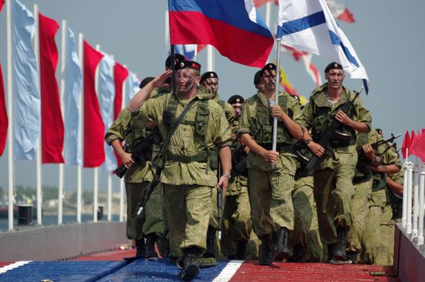Празднование Дня ВМФ в городах России