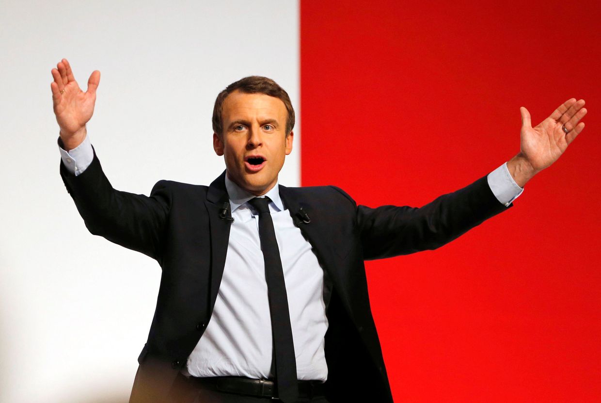 Лидер движения «En Marche» Эммануель Макрон