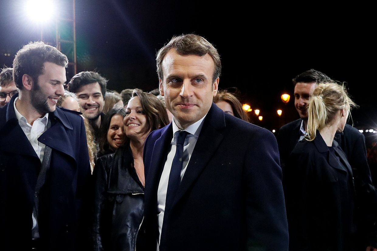 Лидер движения «En Marche» Эммануель Макрон