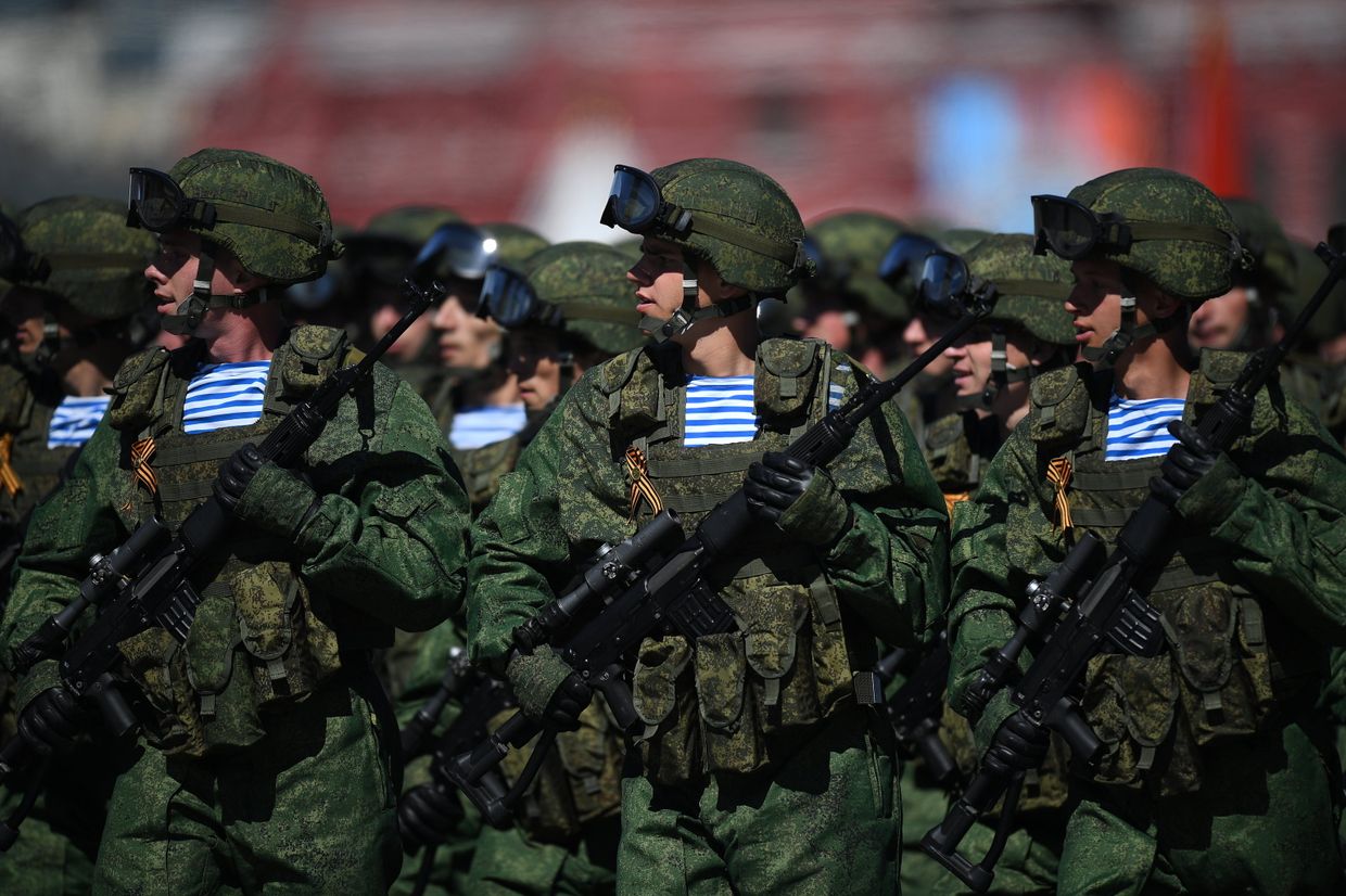 Генеральная репетиция военного парада, посвящённого 72-й годовщине Победы в ВОВ