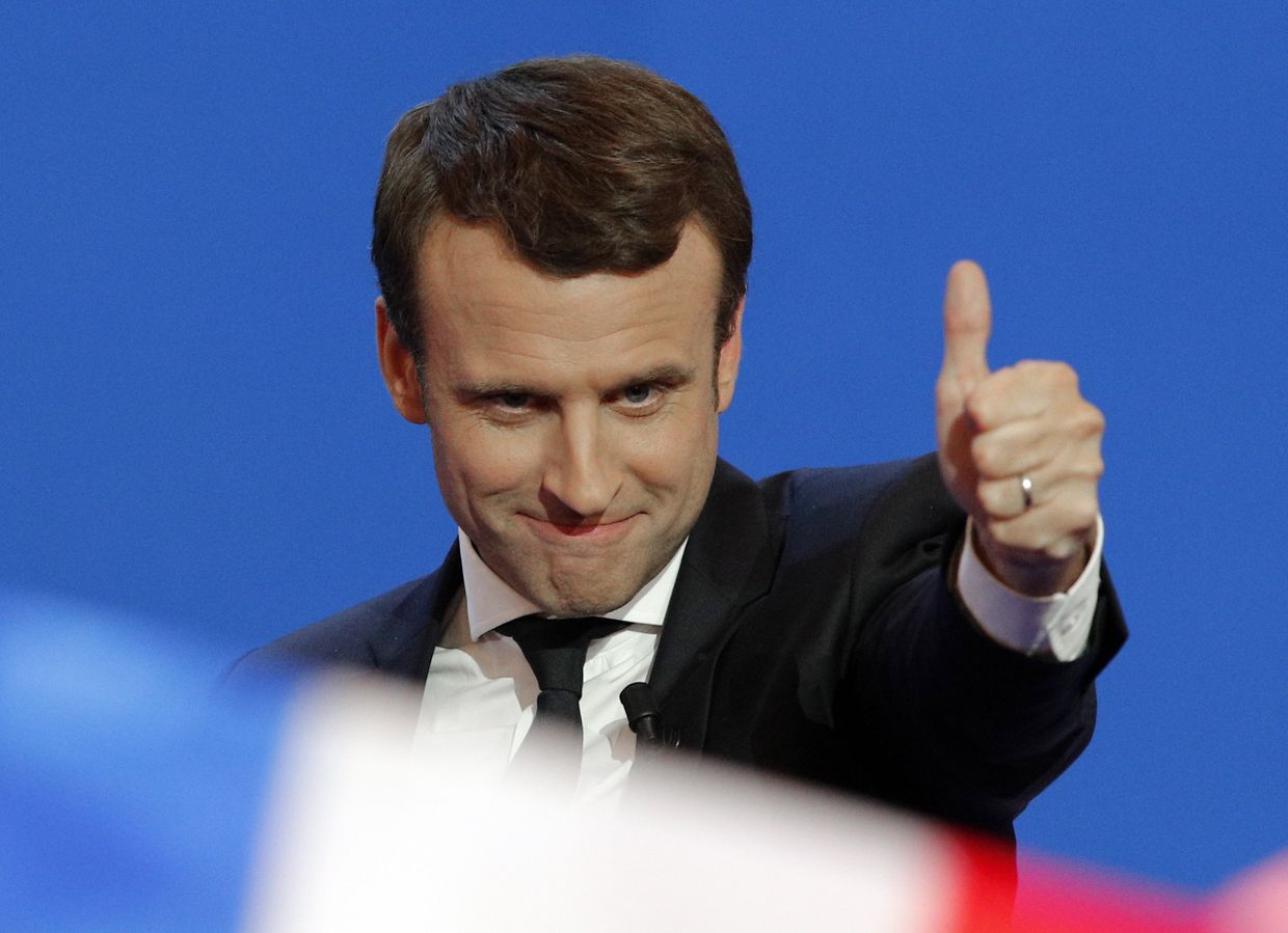 Лидер движения «En Marche» Эммануель Макрон