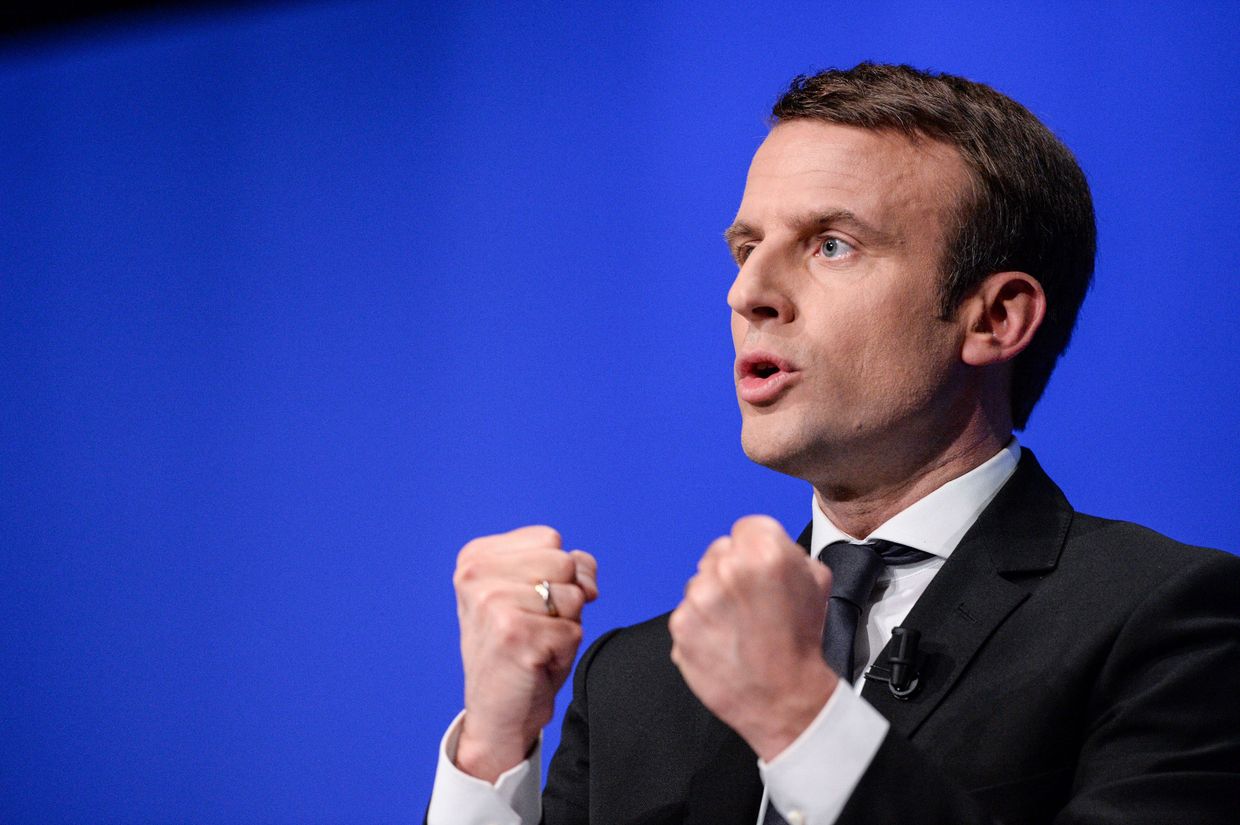Лидер движения «En Marche» Эммануель Макрон