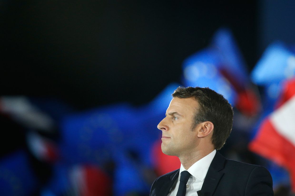 Лидер движения «En Marche» Эммануель Макрон Лидер движения «En Marche» Эммануель Макрон