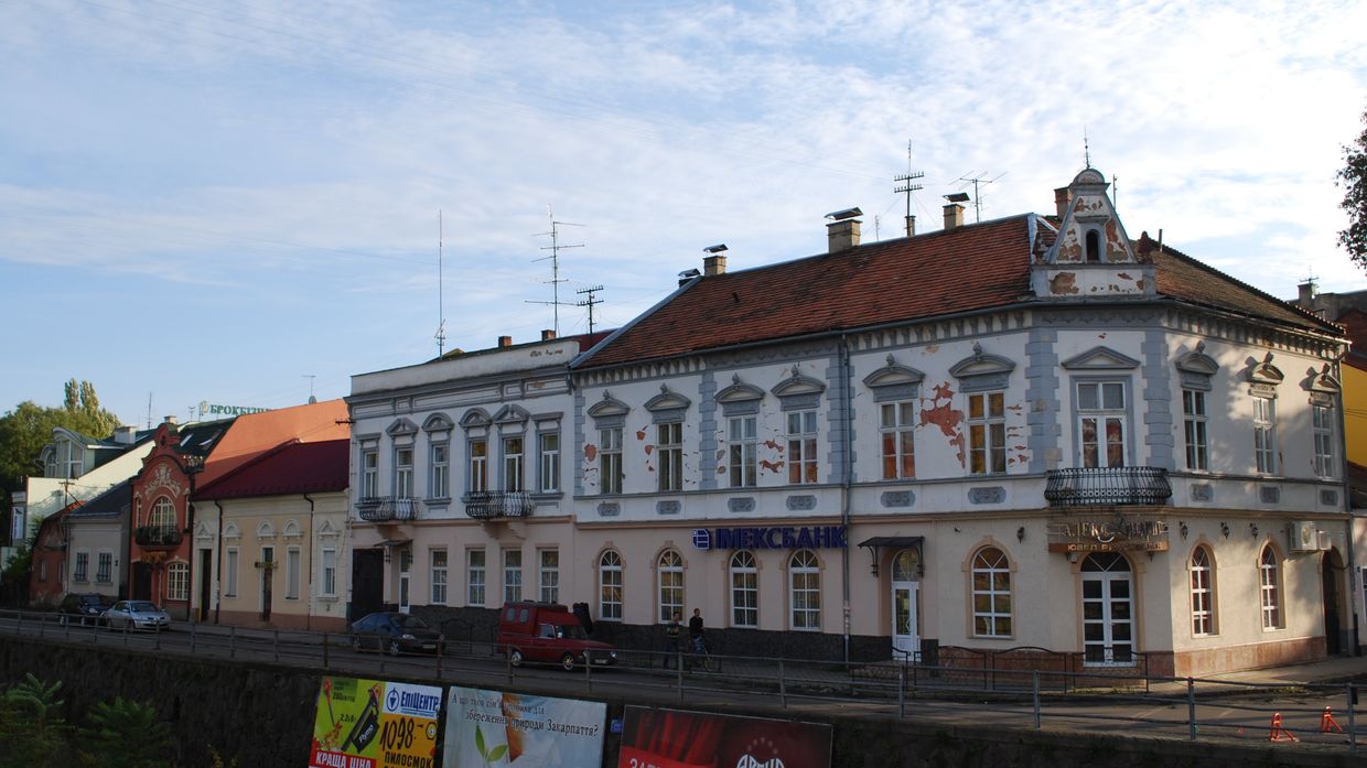 Православная набережная в Ужгороде, Закарпатская обл., Украина