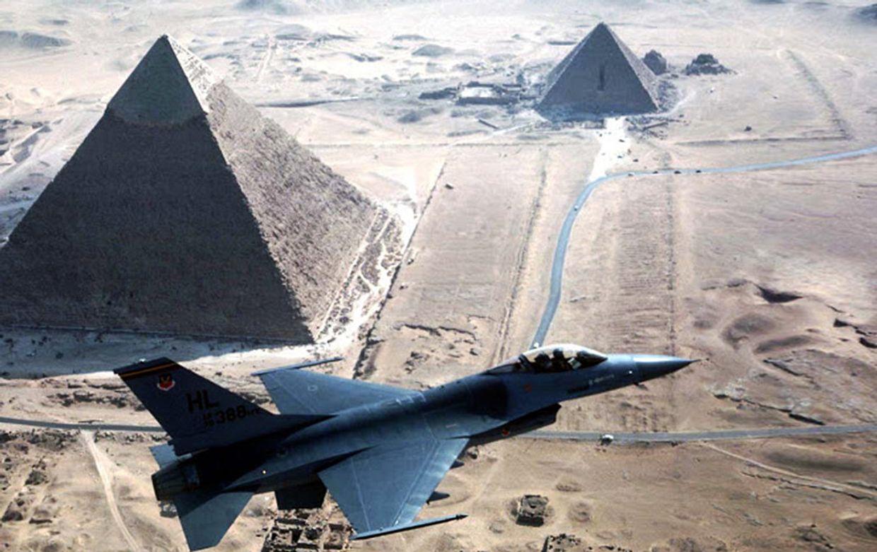 Истребитель F-16 ВВС Египта
