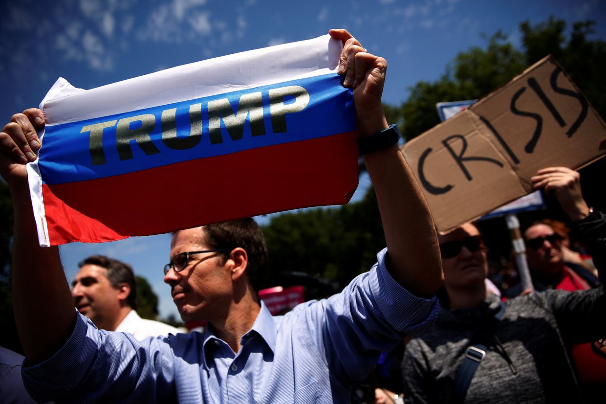 Акция протеста против президента США Дональда Трампа в Вашингтоне