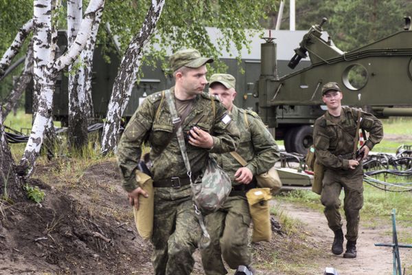 Учения войск ПВО с участием дивизиона ЗРК С-300 «Фаворит»