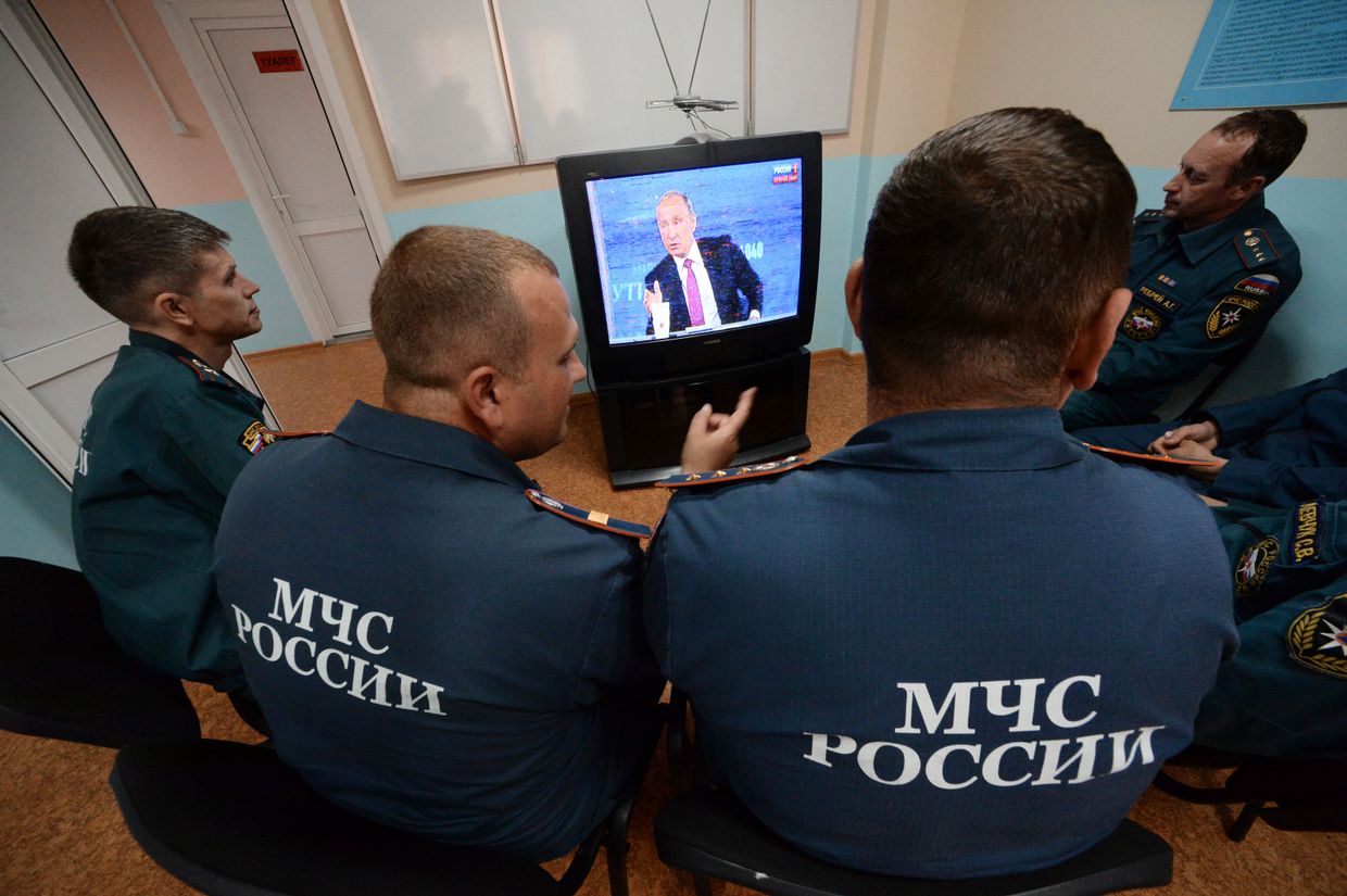 Трансляция «Прямой линии с Владимиром Путиным»