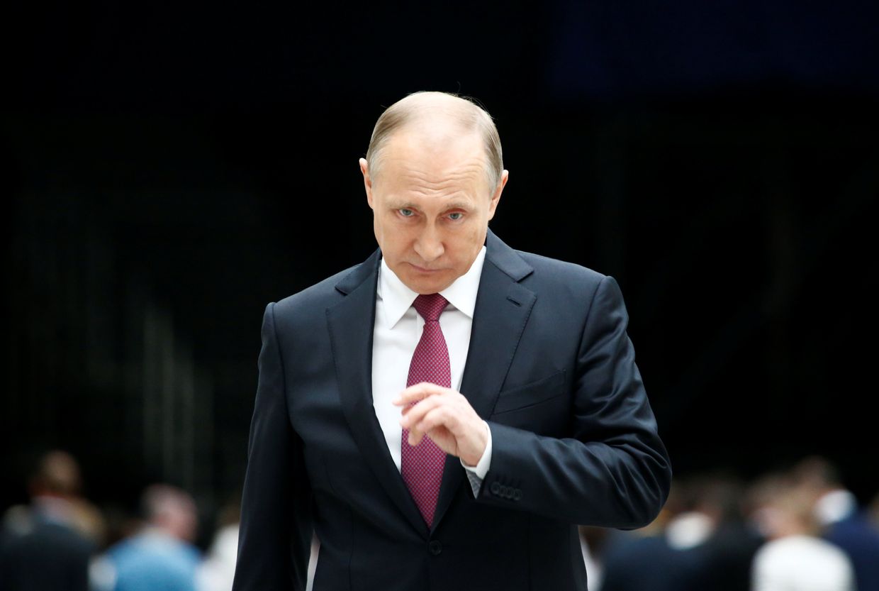 Президент России Владимир Путин на встрече с журналистами по итогам прямой линии