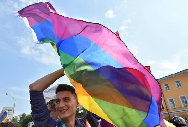 Участники «марша равенства» в Киеве