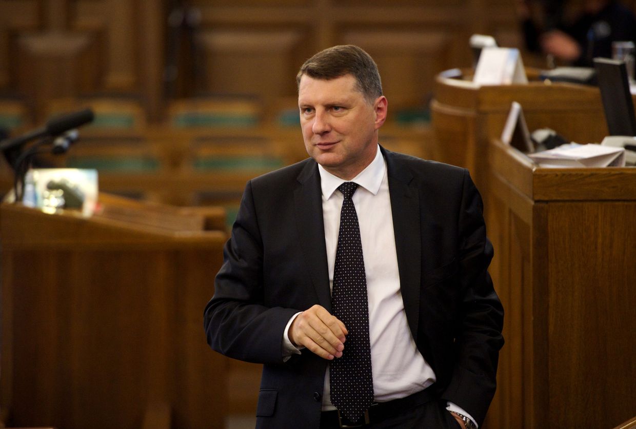 Президент Латвии Раймонд Вейонис