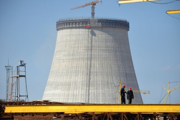 Строительство Белорусской АЭС в Островце