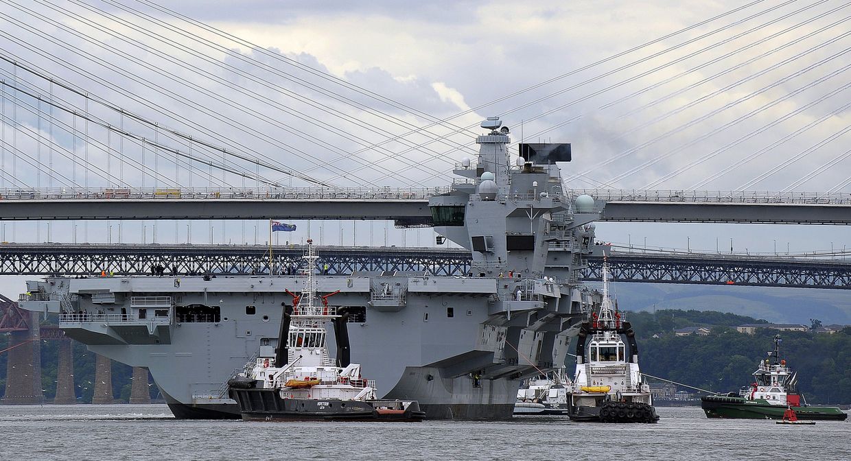 Новый британский авианосец «Королева Елизавета»